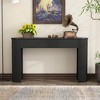 COWLOWN Modern Fluted Console Table with Storage, Entryway Table with 2 Drawers for Living Room & Hallway - 3 of 4