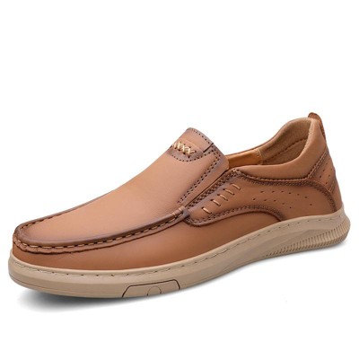 Santimon Men's Loafers & Slip-ons Casual Lightweight Boat Shoes Brown