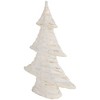 Northlight LED Lighted Glitter Christmas Tree - 18.5" - Cream - Warm White Lights - 3 of 4