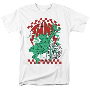 Men's Teenage Mutant Ninja Turtles: Mutant Mayhem Raphael Pizza T-Shirt - 1 of 4