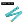 Unique Bargains Soft Plastic Flexible Tailor Seamstress Ruler Tape Measure Green 0.5"x60" 1 Pc - 2 of 4
