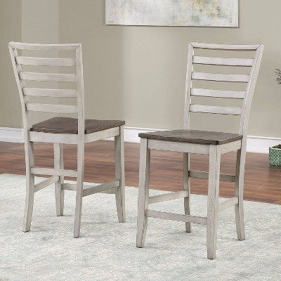 Abacus Smokey Alabaster and Honey 9-Piece Counter Dining Set