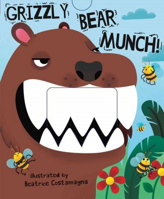 Grizzly Bear Munch! - (Crunchy Board Books) by  Little Bee Books (Board Book)