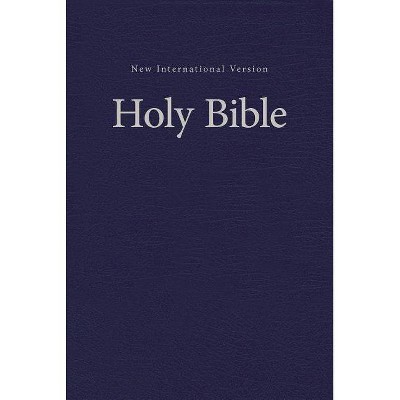 NIV, Value Pew and Worship Bible, Hardcover, Blue - by  Zondervan