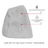 ION Audio Glow Stone™ Link Solar Bluetooth® Multi-Sync™ 10-Watt-Peak Outdoor Rock Speaker with LED Lights in Gray - 3 of 4