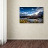 Trademark Fine Art-David Ayash 'Sunset Over the Hudson' Matted Framed Art - 3 of 3