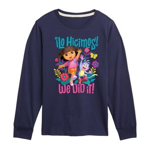 Boys' - Dora the Explorer - We Did It Long Sleeve Graphic T-Shirt - 1 of 3