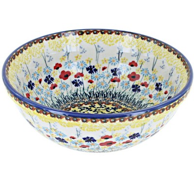 Blue Rose Polish Pottery Manufaktura Cereal Bowl
