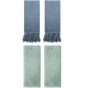 REGALWOVEN 4 Pcs Cotton Bathroom Hand Towels - 1 of 4