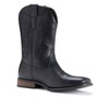 IUV Western Boots Wide Square Toe Western Retro Boot Black/Brown - 2 of 4