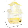 Prevue Pet Products SP1720-1 Shanghai Parakeet Cage, Yellow and White - 2 of 2