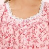 Collections Etc Floral Pattern Cap Sleeve Top & Shorts 2-Piece Pajama Set - 2 of 4
