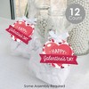 Big Dot of Happiness Happy Galentine's Day - Valentine's Day Party Clear Goodie Favor Bags - Treat Bags With Tags - Set of 12 - 3 of 4