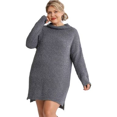 white christmas dresses Maisie Cowl Neck Sweater Dress