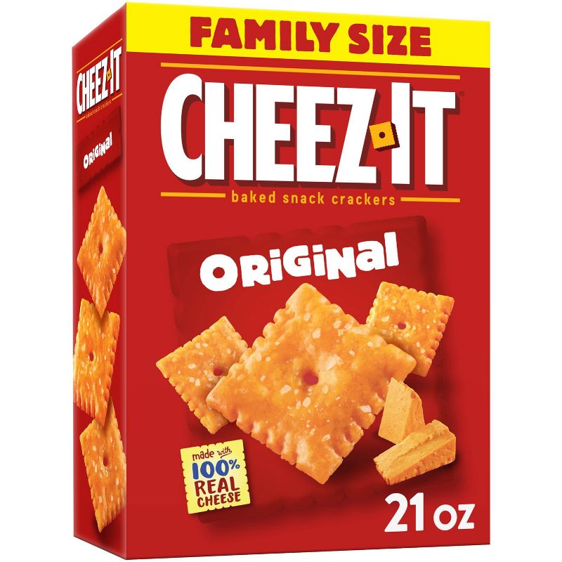 Cheez-It Original Baked Snack Crackers - 21oz, 1 of 7
