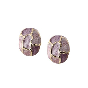 SOHI Women's The Veined Stud Earrings - 1 of 4