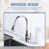 WOWOW 10 in. x 2.44 in. x 0.33 in. Stainless Steel Kitchen Sink Faucet Hole Cover Deck Plate - 2 of 4