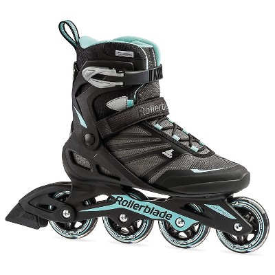 Rollerblade 07958700821-6 Zetrablade Women's Adult Fitness Inline Skate Size 6, Black and Light Blue