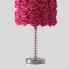 Vynxaria Red Roses in Bloom Acrylic/Metal Table Lamp - 4 of 4