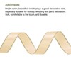 Unique Bargains Double Face Wide Satin Ribbon with Gold Edges for Wedding Bouquet - 3 of 4