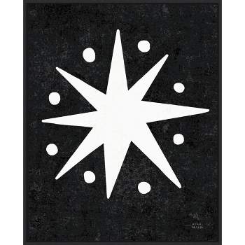 Amanti Art Christmas Whimsy Star by Michael Mullan Canvas Wall Art Print Framed 23-in. W x 28-in. H.