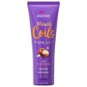 Aussie Miracle Coils Sulfate-Free Shaping Jelly with Cocoa Butter 6.8 fl oz - 1 of 3