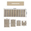 Home Weavers Glamour Collection 100% Polyester Microfiber Bathroom Rug, Non Slip Bath Mat Water Absorbent Soft Microfiber Shaggy Mat Machine Washable - 2 of 4