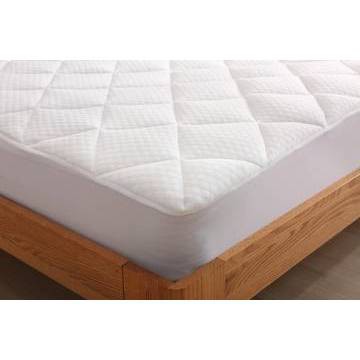 Queen Cool Knit Mattress Pad White - St. James Home