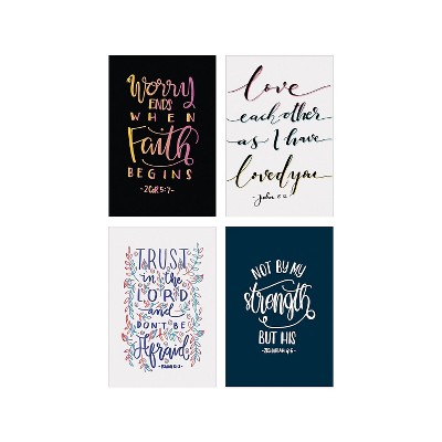 Better Office Religious Cards with Envelopes 6" x 4" Assorted Colors 100/Pack (64550) 