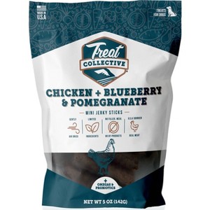 Treat Collective Chicken, Blueberry and Pomegranate Jerky Dog Treat - 5oz - 1 of 4
