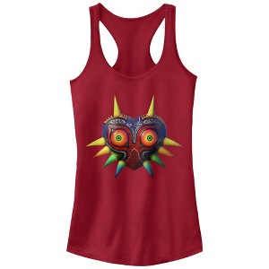 Juniors Womens Nintendo Legend of Zelda Majora's Mask Racerback Tank Top - 1 of 3