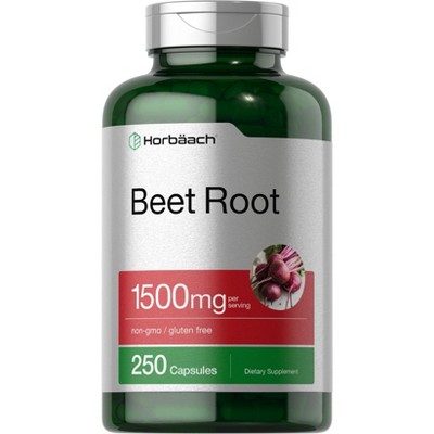 Horbaach Beet Root Powder 1500mg | 250 Capsules