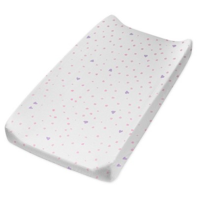 Honest Baby Organic Cotton Changing Pad Cover - Love Dot