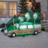 Gemmy Christmas Inflatable Griswold Station Wagon with Tree and Squirrel, 4.5 ft Tall - 2 of 4