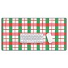 LouBruzzoni Retro Xmas checks Desk Mat - image 2 of 4