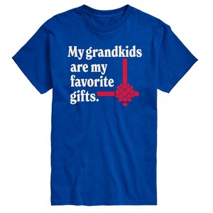 Men's - Instant Message - Grandkids Favorite Gift Short Sleeve Graphic T-Shirt - 1 of 4