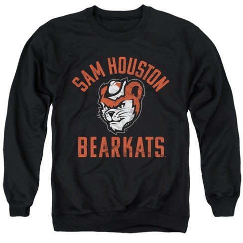 Sam Houston State University Official Bearkats Logo Unisex Adult Crewneck Sweatshirt, Black - image 1 of 4