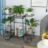 YIYIBYUS Metal Plant Stands, Anti-Rust Iron Flower Pot Stand, Heavy Duty Plant Pot With 6 Shelves - 2 of 4