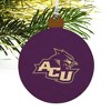 Abilene Christian Primary Logo Wood Christmas Tree Holiday Ornament - 4 of 4