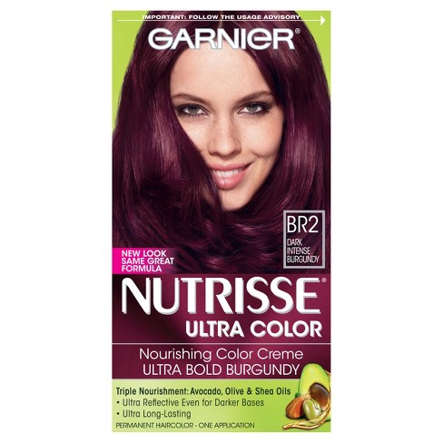Garnier Nutrisse Ultra Color Nourishing Color Creme Br2 Dark Intense Burgundy