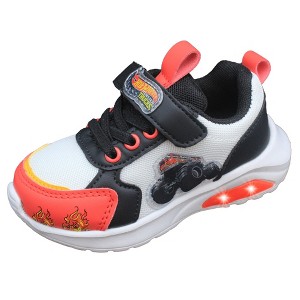 Hot Wheels Monster Trucks Toddler Boys' Light-Up Sneakers - 1 of 4