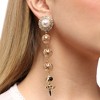 SOHI Women's California Gold Casual Drop Earrings - 4 of 4