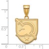 Black Bow Jewelry 14k Yellow Gold U.S. Military Academy Black Knights NCAA Large Pendant - 2 of 3