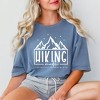 Simply Sage Market Women's Hiking Mode Take Me To The Mountains Short Sleeve Garment Dyed Tee - 2 of 4