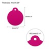 Unique Bargains Aluminum Stamping Round Laser Engraving Blanks Dog ID Tags 25 Pcs - 2 of 4