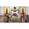 BrylaneHome 6' Pre-Lit Bordeaux Garland - 4 of 4