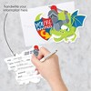 Big Dot of Happiness Calling All Knights and Dragons - Shaped Fill-In Invites - Medieval Birthday Party Invitation Cards with Envelopes - Set of 12 - 2 of 4