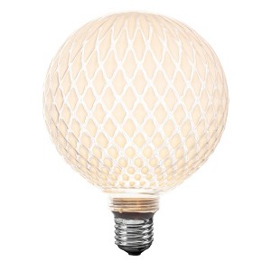 Festive Living G125 + LED Filament Outdoor Covered Patio Pendent Edison Replacement Bulbs, Warm White 2700K, E26 Medium Base - 1 of 4