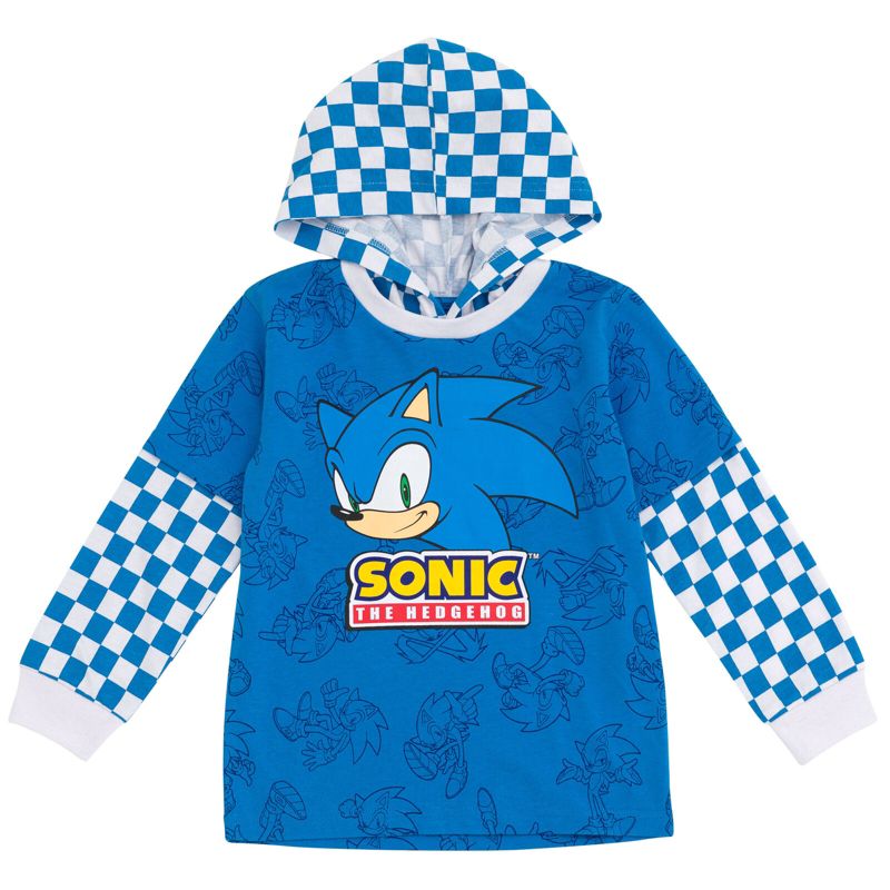SEGA Sonic the Hedgehog Hangdown T-Shirt Little Kid to Big Kid, 1 of 7