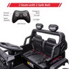 2 Seaters Kids Ride On Truck with Remote Control, 24V 9Ah 20" Large Seat + 15.5" Large Wheels - 3 of 4
